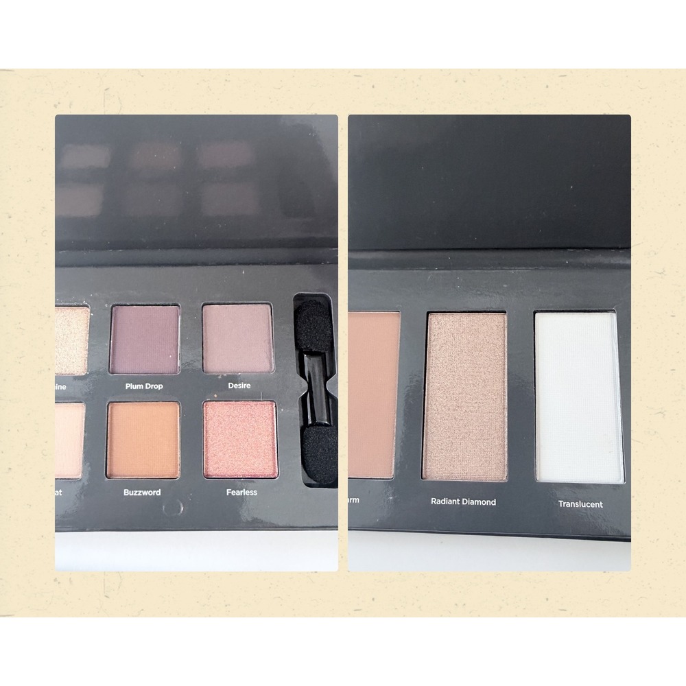 Ulta Beauty Makeup Palette Lot Face Trio Radiant Diamond Eyeshadow Plum Drop 2pc